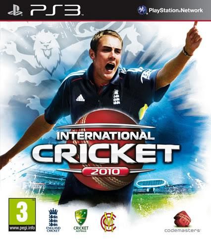 International Cricket 2010 box art for Playstation 3
